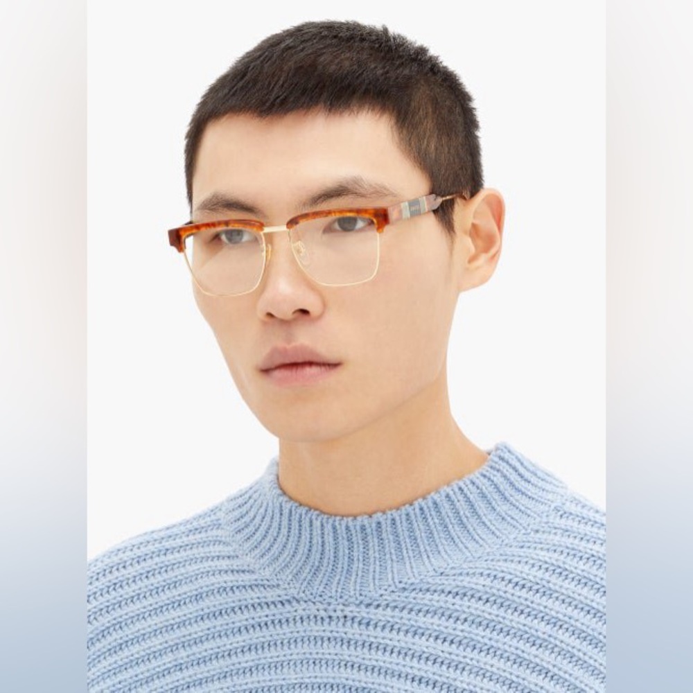 💯- Authentic New GUCCI Men's Opticals
GG0605O-30008100-010